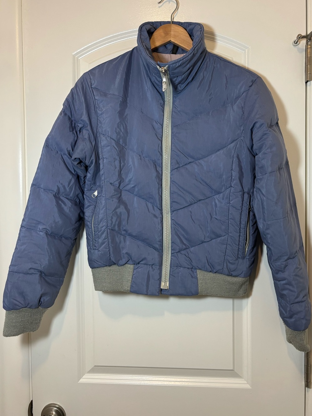 The North Face Blue Quilted Jacket with Navy Label #591